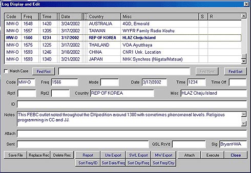 The second B-Log window