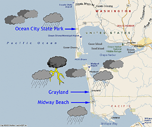 Grayland map