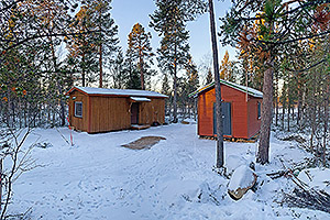 Aihkiniemi cabin in 2017