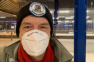 Mika at Pasila Railway Station