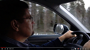Click on this to open video of driving with KVOK 560 AM