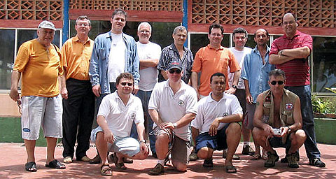 DXers at Ilha Comprida
