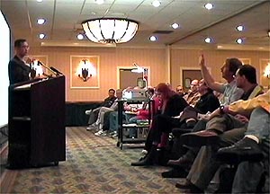 Ohtake lecturing