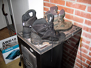 wet boots