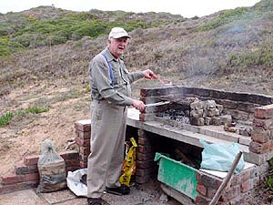John BBQing